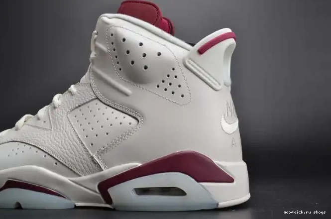 Jordan 384664-116 white Air 6 Maroon Retro 0529